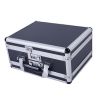 30*15*23cm Aluminum New Framed Locking Gun Pistol HandGun Lock Box Hard Storage Carry Case Black