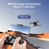 S68 Drone No Camera WiFi Collapsible RC Quadcopter Helicopter Toy-Black-1 Battery