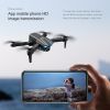 S65 Drone No Camera WiFi Collapsible RC Quadcopter Helicopter Toy-Black-1 Battery